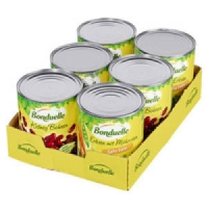 Bonduelle Erbsen, sehr fein mit M&ouml;hrchen oder Kidneybohnen 6.99&nbsp;&euro;