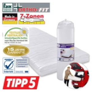 7-Zonen-Komfortschaum-Matratze 59.95&nbsp;&euro;