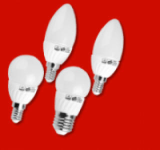 LED Kerzenform o. LED Tropfenform