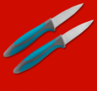 FACKELMANN 2er-Set Küchenmesser