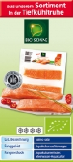 Bio-Lachsfilets 3.99&nbsp;&euro;
