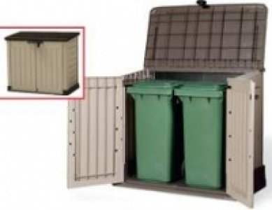 Garten-/Mülltonnenbox für 2 Abfalltonnen (120 l)