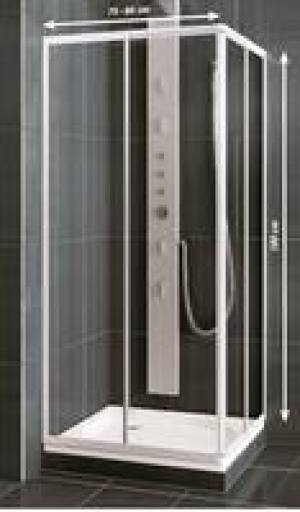 Dusch-Eckeinstieg Variabel