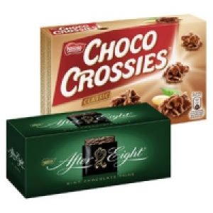 Nestlé Choco Crossies, Choclait Chips oder After Eight 1.49 €