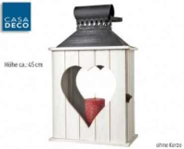 CASA DECO&reg;Holzlaterne im Vintage-Look 9.99&nbsp;&euro;