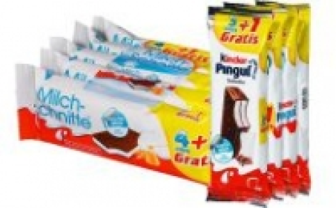 Milch-Schnitte oder kinder Pingui 0.88 €