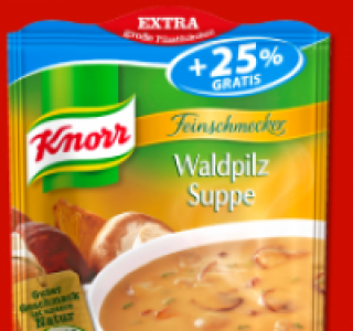 KNORR Feinschmecker-Suppe 0.89 €