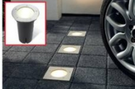 Bodeneinbauleuchte Riga 3 eckig