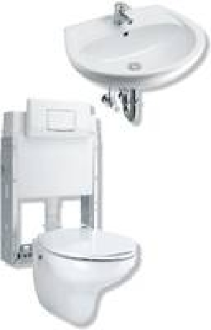 Wand-WC-Komplettset