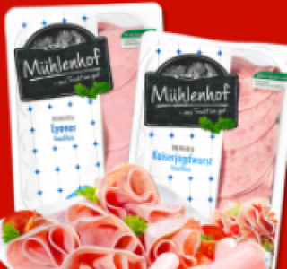 M&Uuml;HLENHOF Delikatess-Kaiserjagdwurst oder -Lyoner 0.99&nbsp;&euro;