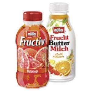 M&uuml;ller Drink Fructiv oder Fruchtbuttermilch 0.69&nbsp;&euro;