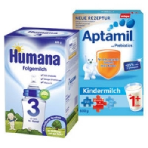 Humana Folgemilch oder Aptamil Kindermilch 8.99&nbsp;&euro;