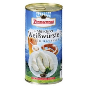 Zimmermann Münchner Weißwürste 2.29 €