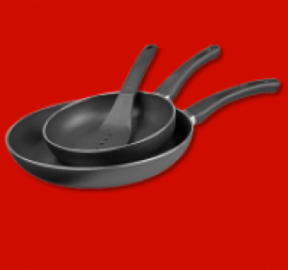 CASA LINGA Alu-Pfannen-Set mit Wender 14.99 €