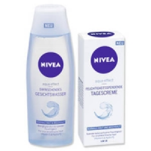 Nivea Feuchtigkeitsspendende Tagescreme, Gesichtswasser oder Reinigung 3.49 €