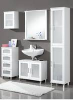 Badserie Bern, Badschrank, 4 Schubladen