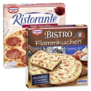 Dr. Oetker Pizza Ristorante Salame oder Bistro Flammkuchen Elsässer Ar 1.99 €