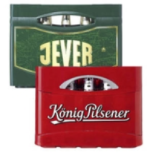 König Pilsener oder Jever Pilsener 10.99 €