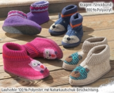 Kinder-Hüttenschuhe 5.99 €