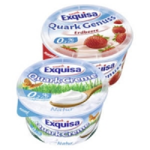 Exquisa QuarkCreme, Natur oder Quark Genuss 1.29&nbsp;&euro;
