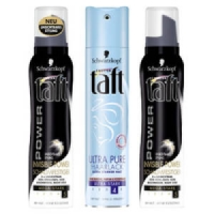 3 Wetter taft Haarspray, -lack, Schaumfestiger oder Haargel 1.29 €