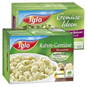 iglo Gemüse-Ideen, Rahm-Gemüse oder Mittelmeer-Küche 1.99 €