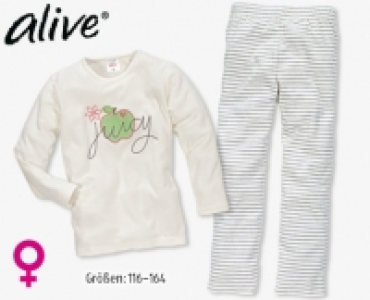 ALIVE®Kinder-Frottee-Schlafanzug 6.99 €
