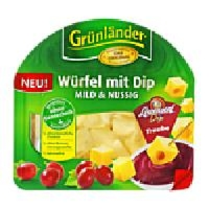 Grünländer Käse-Scheiben oder -Würfel 1.59 €