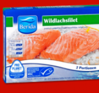 BERIDA Wildlachsfilet 1.99 €