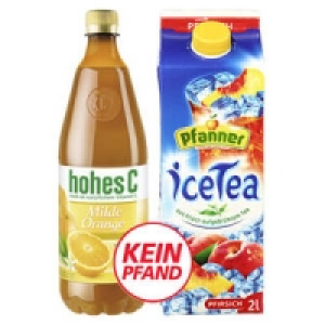 hohes C oder Pfanner Eistee 1.11&nbsp;&euro;