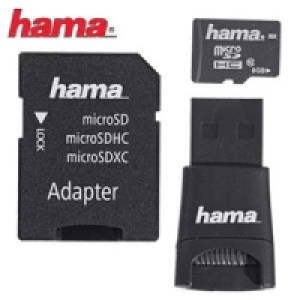 Highspeed microSDHC-Karte 8 GB mit USB-Adapter 9.99&nbsp;&euro;