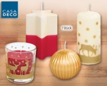 CASA DECO®Weihnachts-Dekorkerze 1.59 €