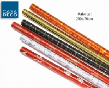 CASA DECO&reg;Weihnachts-Geschenkpapier, metallisiert 1.29&nbsp;&euro;