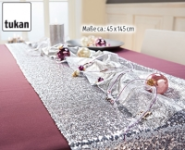TUKAN&reg;Tischl&auml;ufer mit Pailletten 5.99&nbsp;&euro;