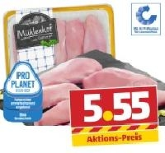MÜHLENHOF Frische Hähnchen-Brustfilets 5.55 €