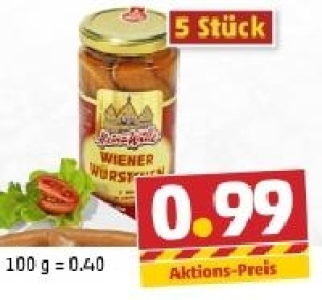 Wiener Würstchen 0.99 €