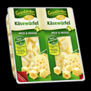 Grünländer Käse-Scheiben oder -Würfel 1.59 €