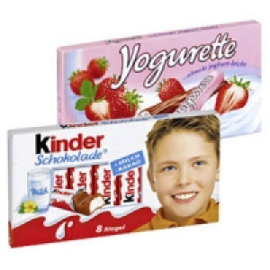 Ferrero Kinder Schokolade oder Yogurette 0.99 €