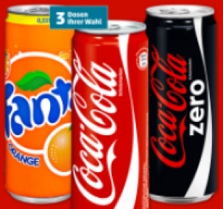 COCA-COLA, COCA-COLA ZERO oder FANTA 0.99&nbsp;&euro;