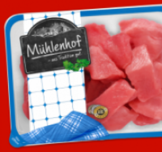 MÜHLENHOF Frisches Schweine-Gulasch 2.49 €
