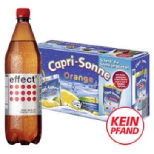 Capri-Sonne Fruchtsaftgetränke oder effect Energydrink 1.99 €