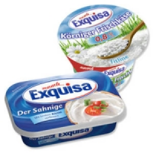 Exquisa Frischkäse oder Frischkäse-Scheiben 0.99 €