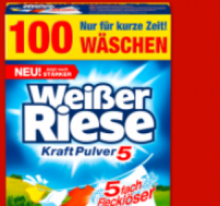WEISSER RIESE Voll- oder Color-Waschmittel Pulver 12.95&nbsp;&euro;