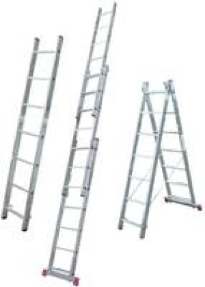 Alu-Vielzweckleiter Corda, 3-tlg., 3 x 9 Sprossen 79.99&nbsp;&euro;
