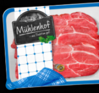 M&Uuml;HLENHOF Frische Schweine-Nackensteaks 2.39&nbsp;&euro;