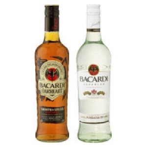 Bacardi Rum Superior, Black, Gold oder Oakheart 9.99 €