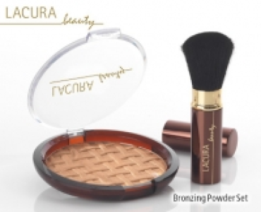 LACURA BEAUTY Bronzing Powder Set oder ­Shimmer Powder Brush 5.99 €