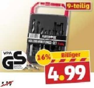 PUREWORK Holzbearbeitungs-Set