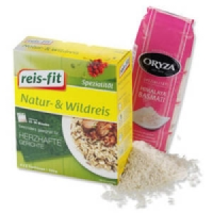 Oryza Reis Spezialit&auml;ten oder reis-fit Spezialit&auml;ten, im Kochbeutel 2.29&nbsp;&euro;