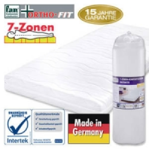 7-Zonen-Komfortschaum-Matratze 59.95&nbsp;&euro;